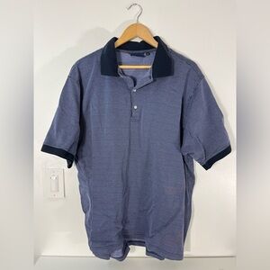 Bobby Jones Player Mens Size XL Golf Polo Short Sleeve Blue